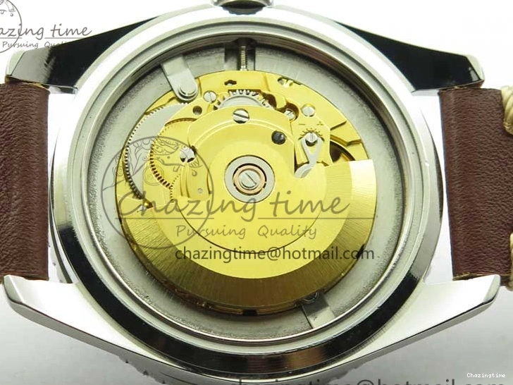 0225 Vintage Seamaster 300 No Date SS B12 Black Dial On Brown Leather Strap A2836 (Free Nylon Strap) Comfortable 7912